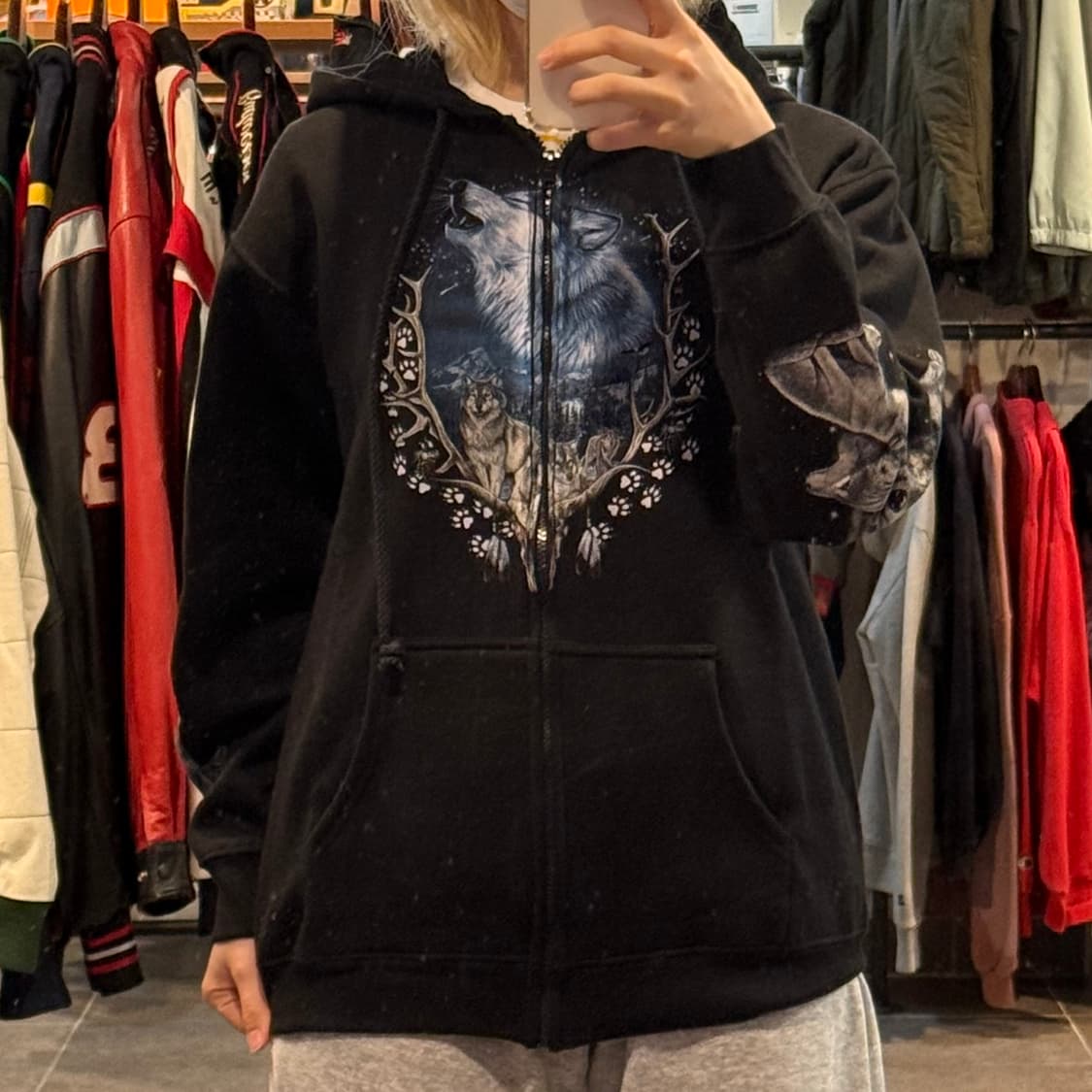 [NO.9]올드스쿨 락 후드집업 상품이미지1