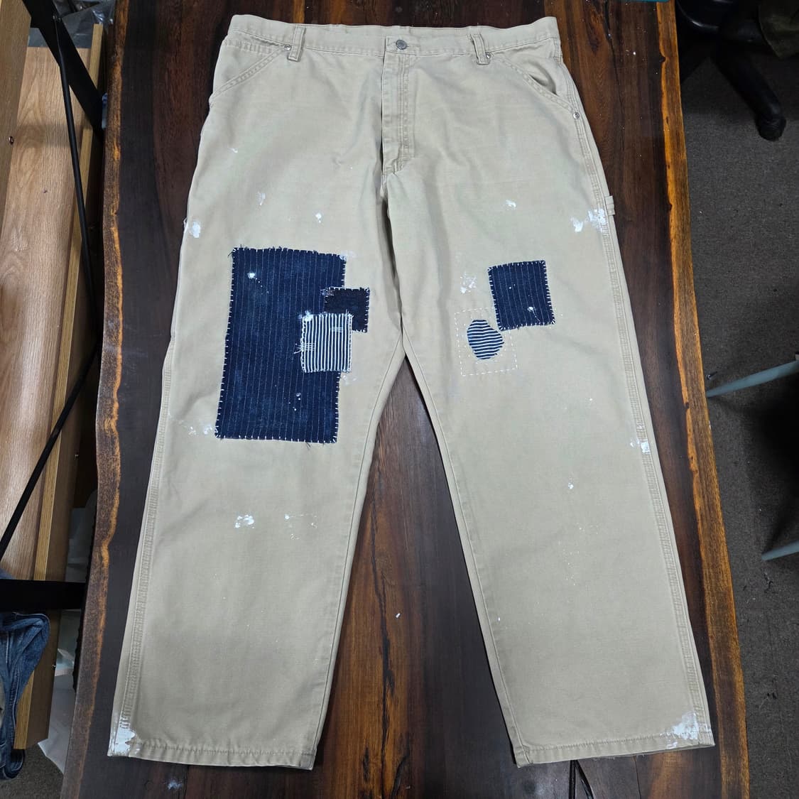 S.O/ 핸드 페인팅, 패치워크 커스텀팬츠 상품이미지3