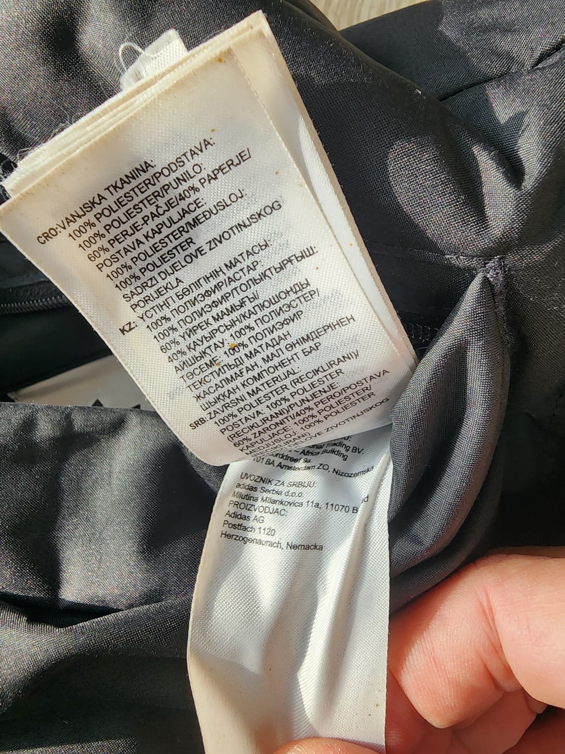 ADIDAS 아디다스 리버시블 덕다운 패딩 (100~105) 양면 오리털 상품이미지10