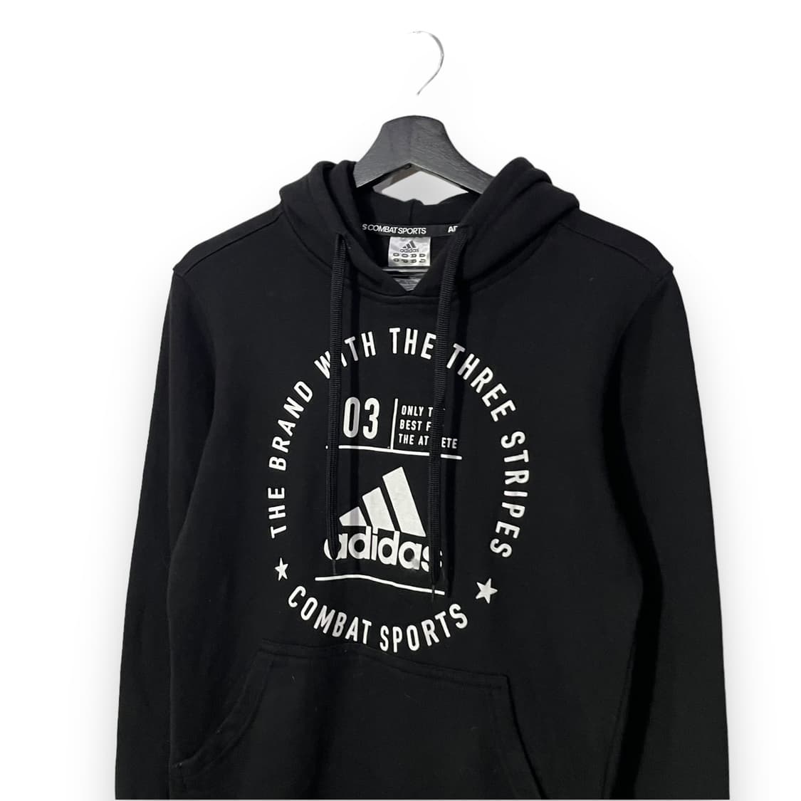 아디다스 원형로고 후드티 상품이미지3