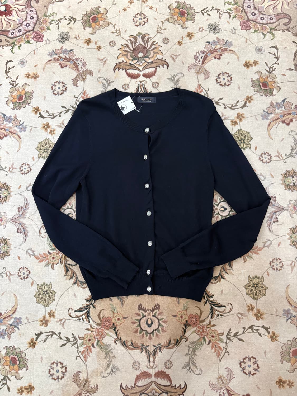 jpn vtg 라운드넥 니트가디건 상품이미지1