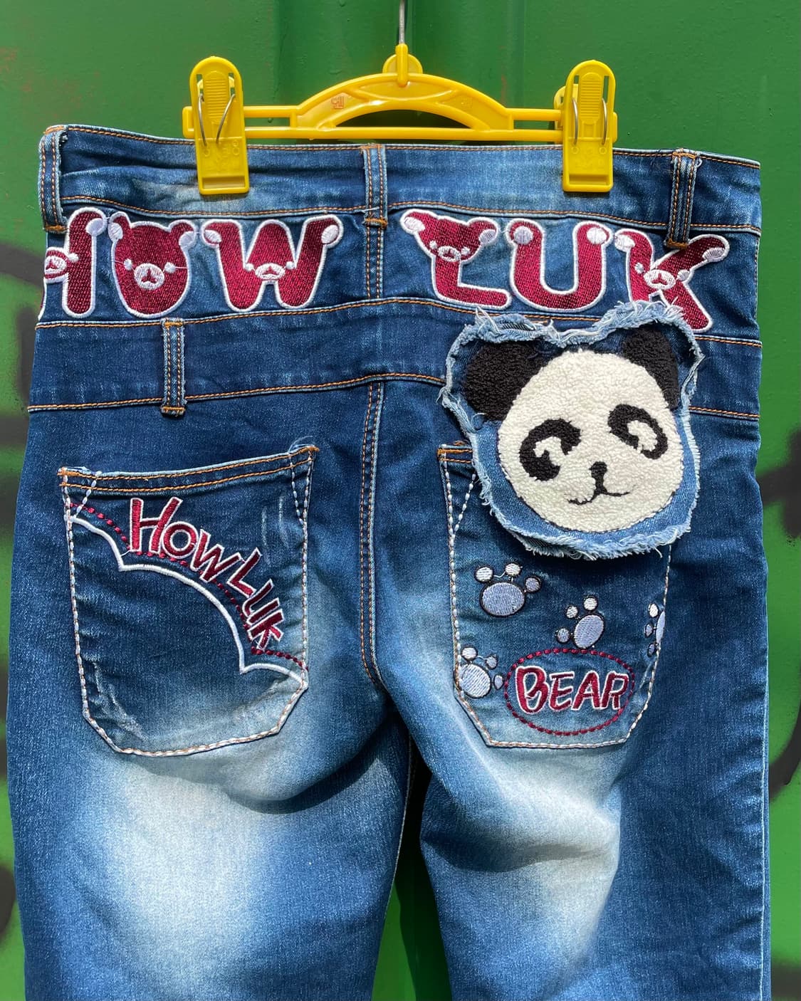 Kitch Panda Denim Washing Capri Pants  상품이미지6