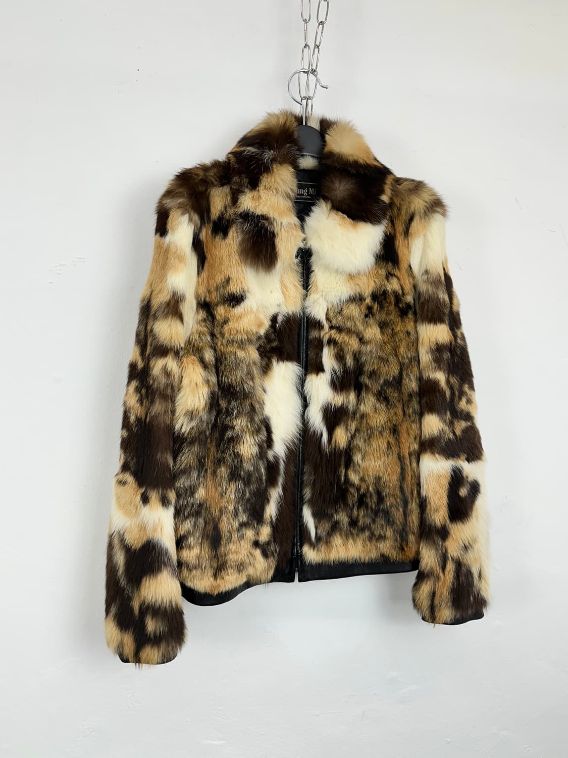 Fox Fur & Lambskin Panel Jacket 상품이미지3