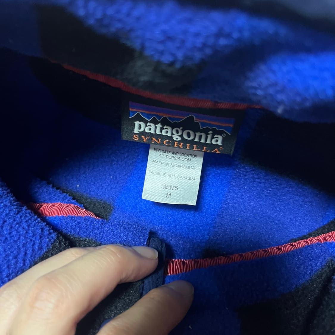 파타고니아 버팔로 체크 신칠라 스냅티 M 상품이미지4