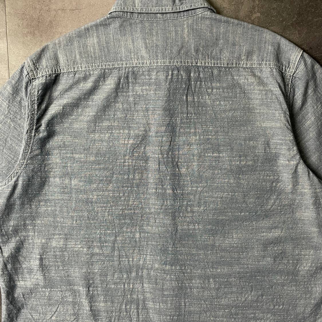 WOOLRICH 울리치 빈티지 코튼 데님 반팔 셔츠 A00767 상품이미지8