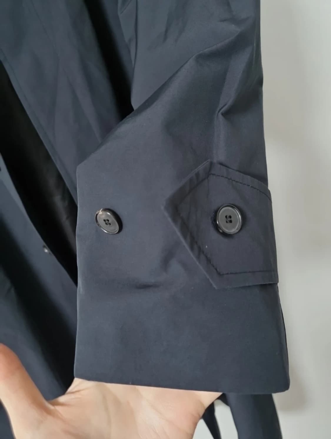 틀영 블랙 바바리 트렌치코트 상품이미지6