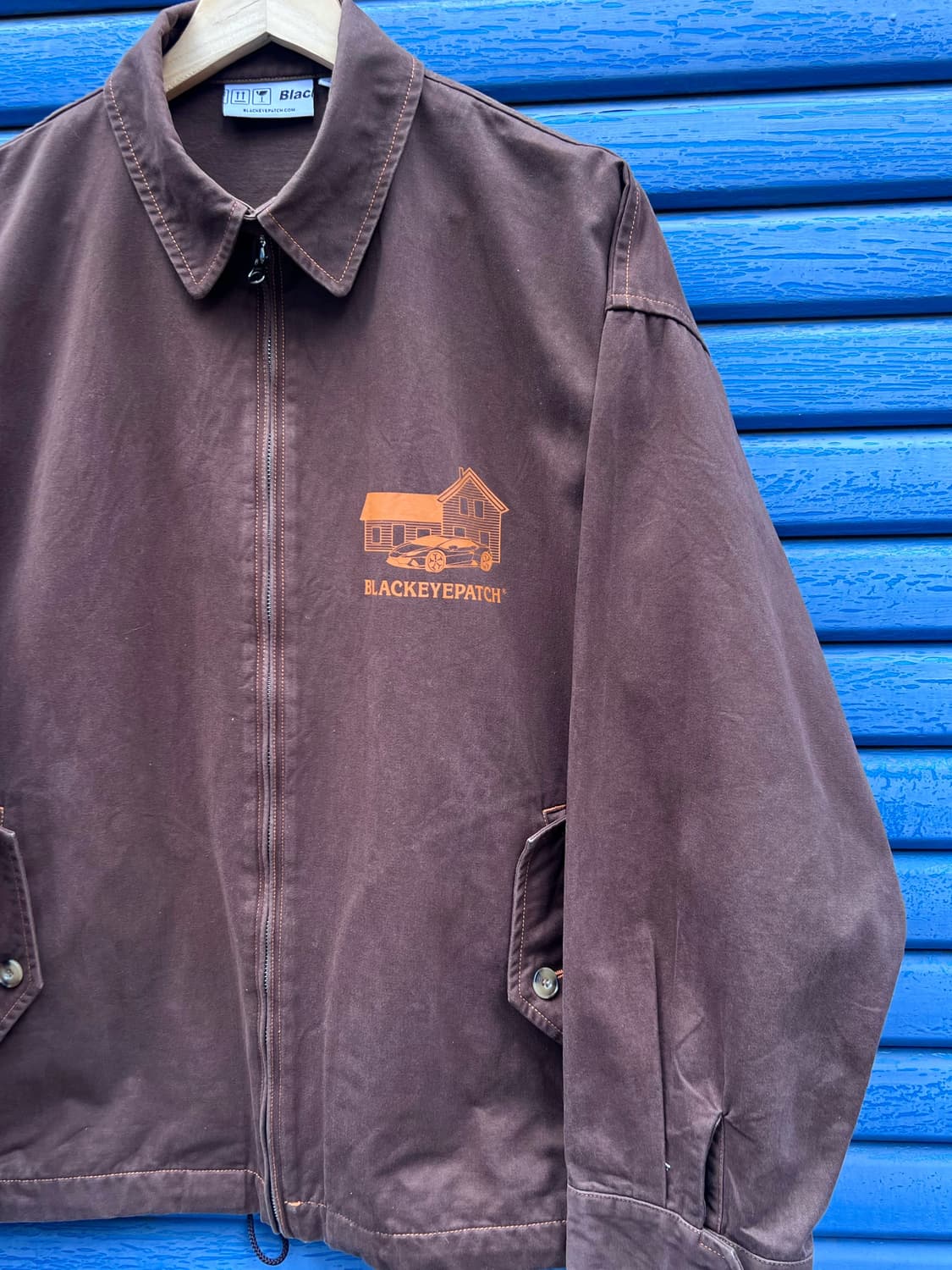 Black Eye Patch Brwon Jacket 상품이미지2