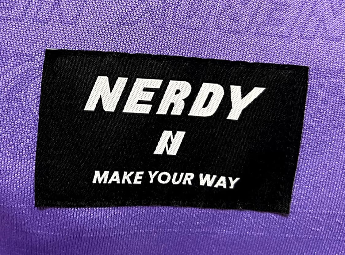 NERDY 널디 페이즐리 퍼플 트랙탑 져지 춘추 오버핏 M 95-100 상품이미지3