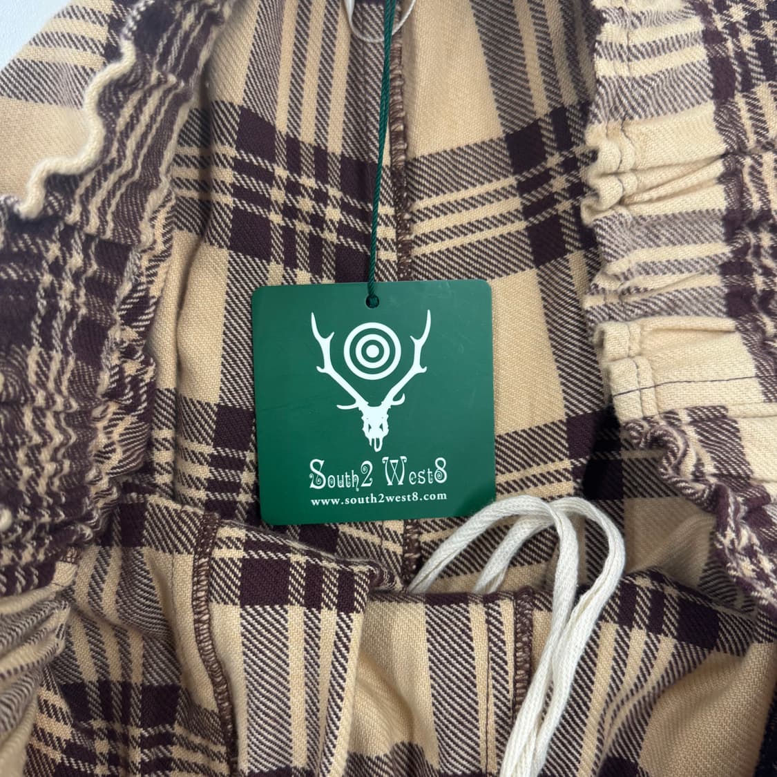 South2 West8 check pattern Pants 상품이미지6