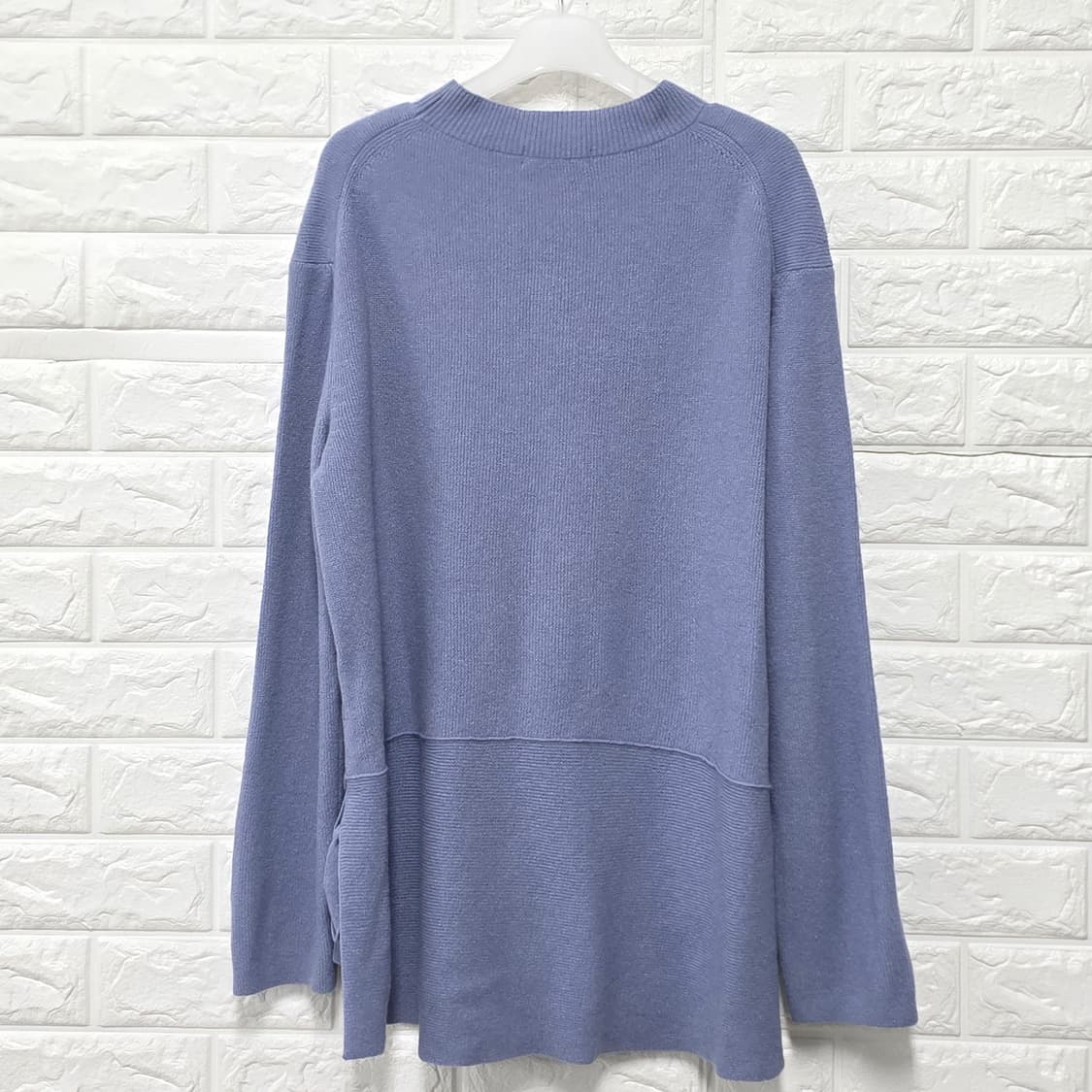 택포// 한섬 SJ SJ 블루 캐시미어 니트 M 상품이미지4