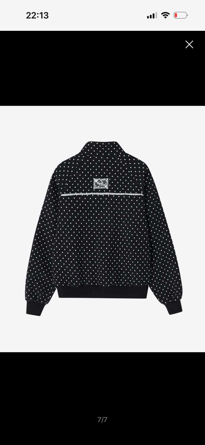 크랭크 로즈 도트 자켓 블랙 상품이미지5