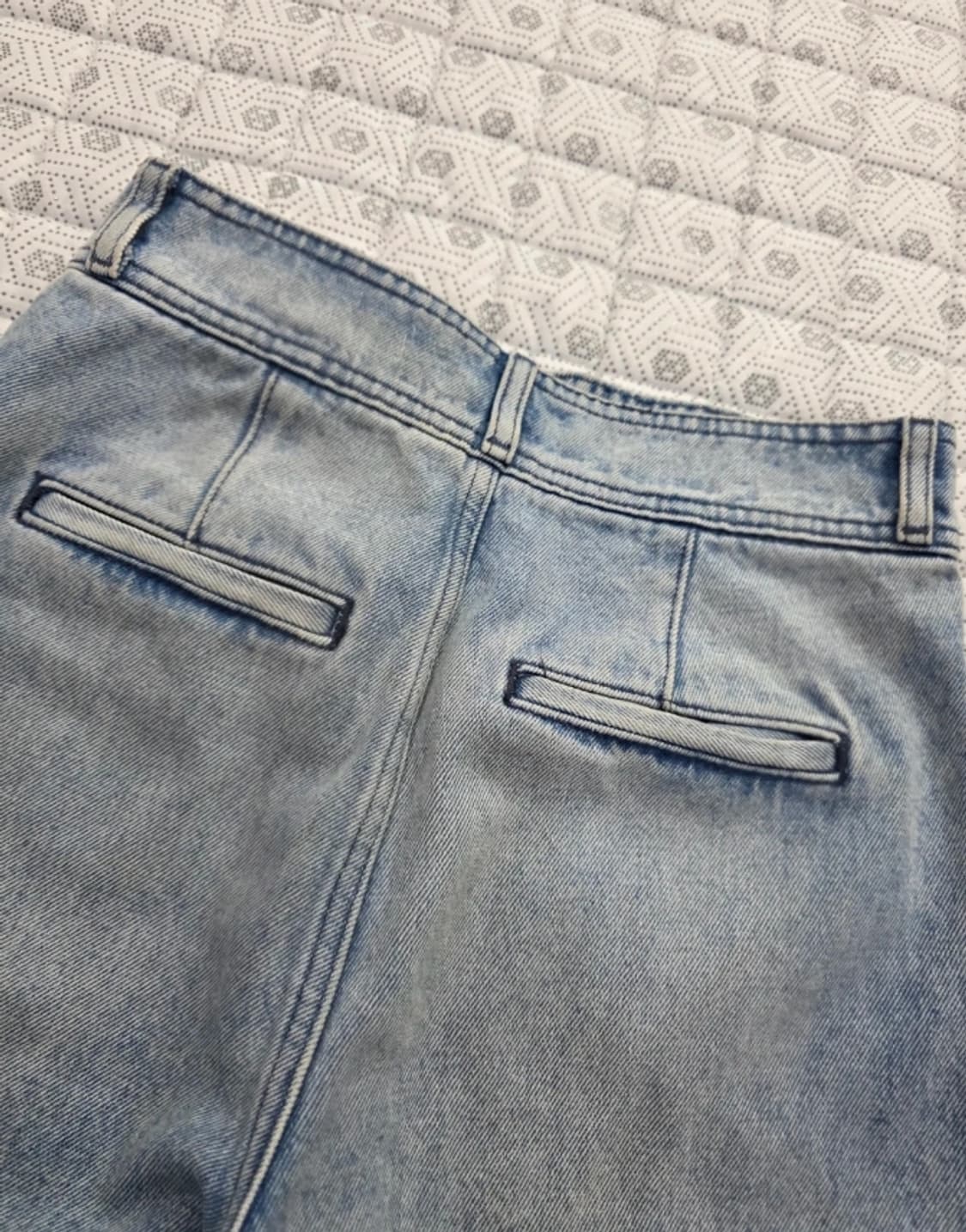 이로 연청색 청바지 34사이즈 상품이미지6