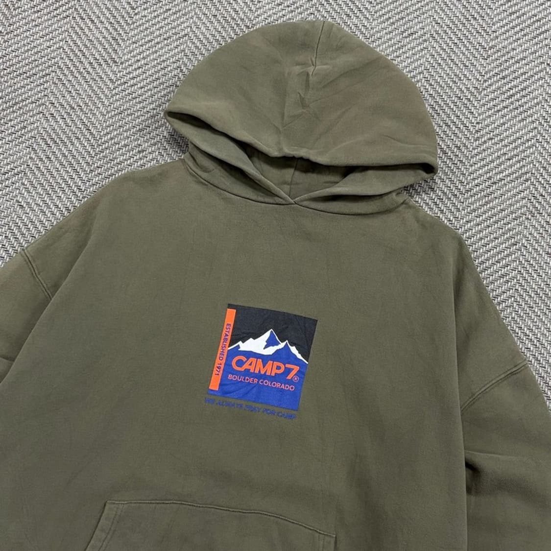 CAMP7 프린팅 후드티 v4035 상품이미지3