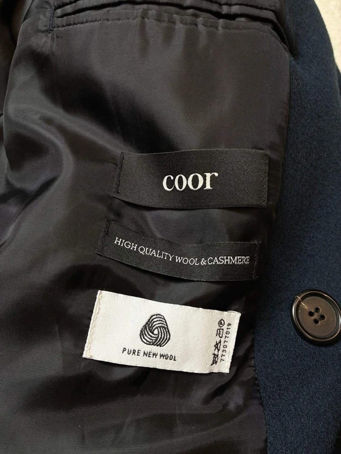 쿠어 COOR 캐시미어 30 더블 로브 코트 PN7311 상품이미지7