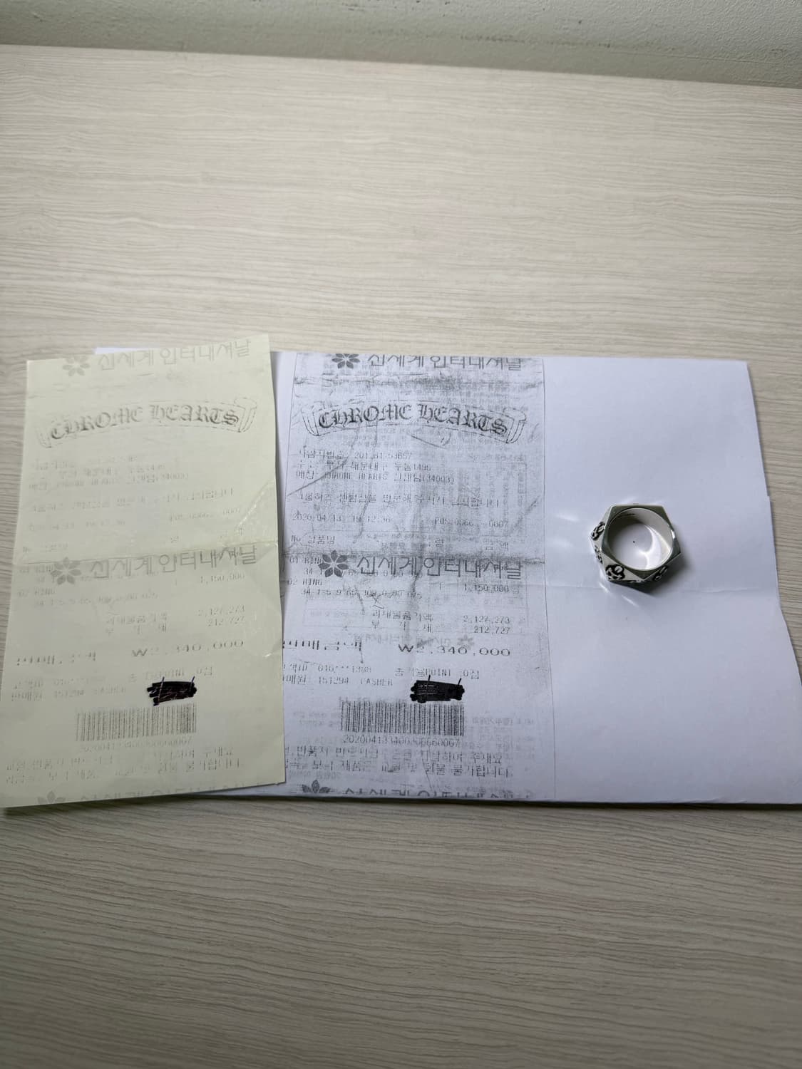 [us7.5] 크롬하츠 대거 펜타곤 링 상품이미지2