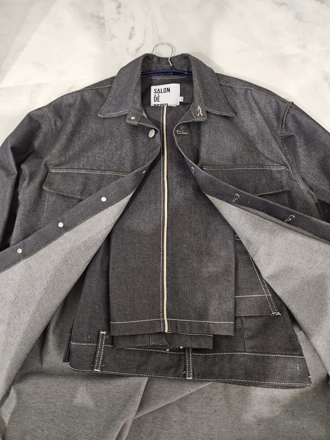 SALON DE SEOUL 데님 셋업  상품이미지3