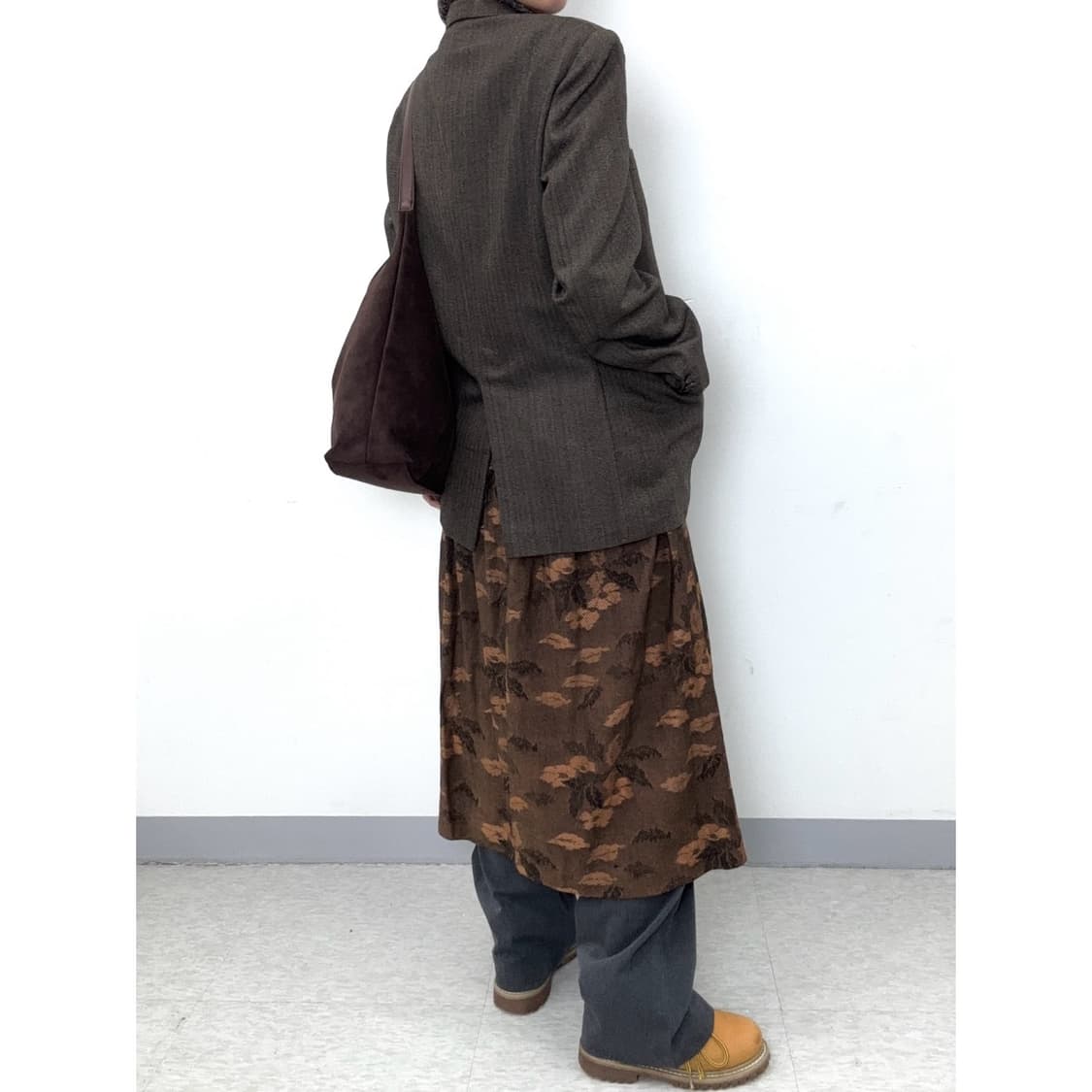 빈티지 브라운 블레이저 자켓 상품이미지4