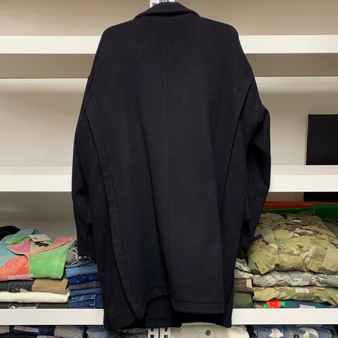 [표기 XS, 실측 S] 톰보이 더블롱코트 상품이미지3