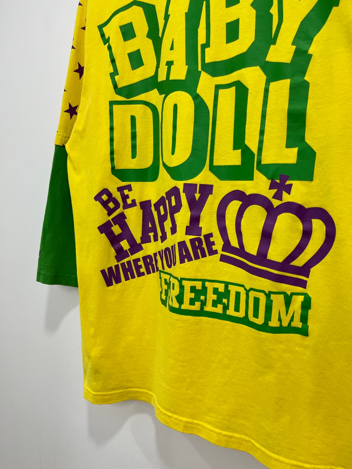 y2k baby doll 왕관 별 레이어드 롱슬리브 티셔츠  상품이미지8