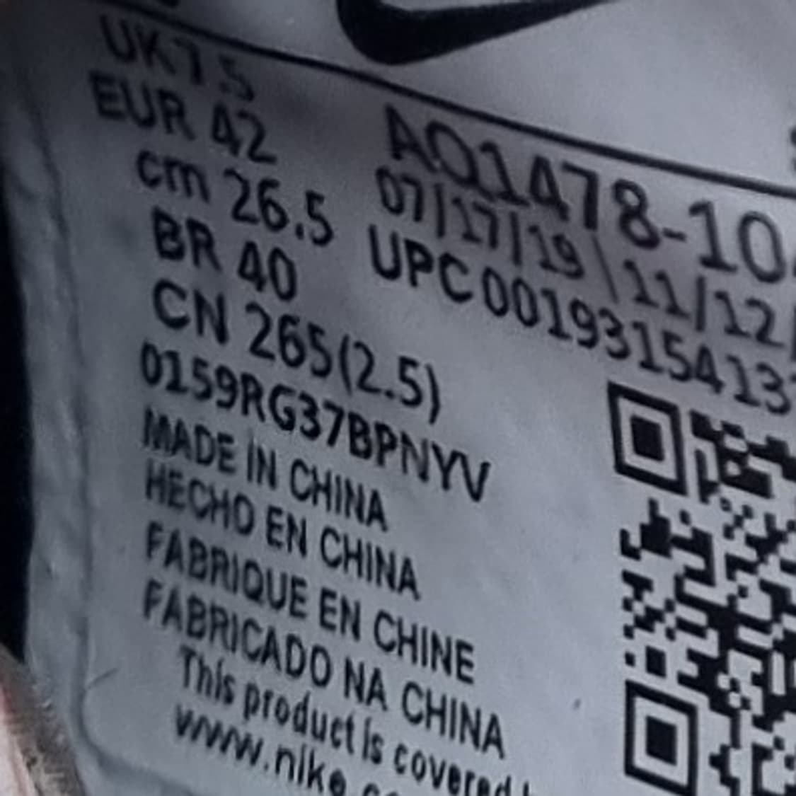 나이키 에어줌 빅토리투어 골프화265 상품이미지6