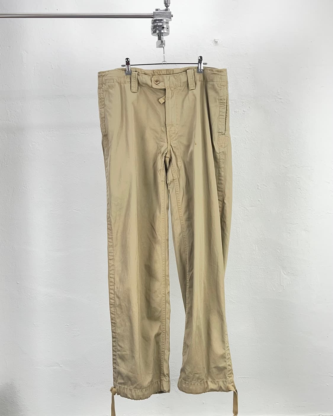 폴로 랄프로렌 베이지 워크웨어 테이퍼드 렌치 코튼 팬츠 상품이미지1