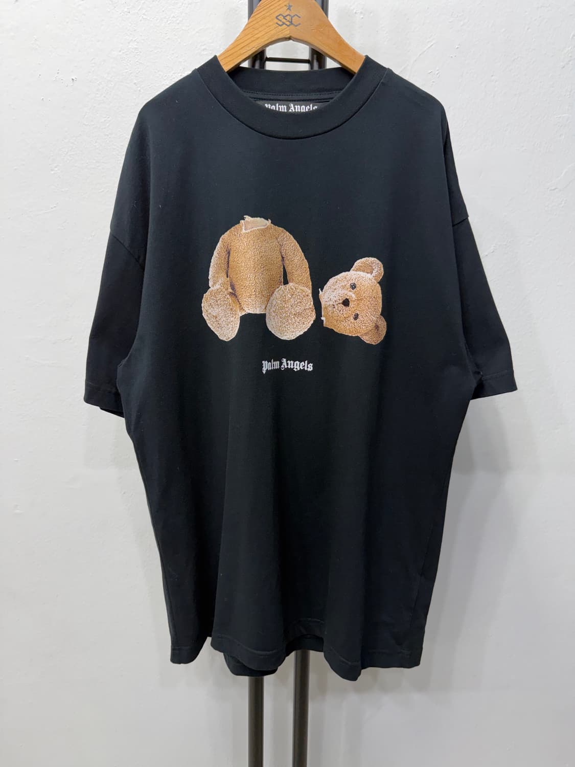정품) 팜엔젤스 백로고 베어 반팔 티셔츠 L 상품이미지2