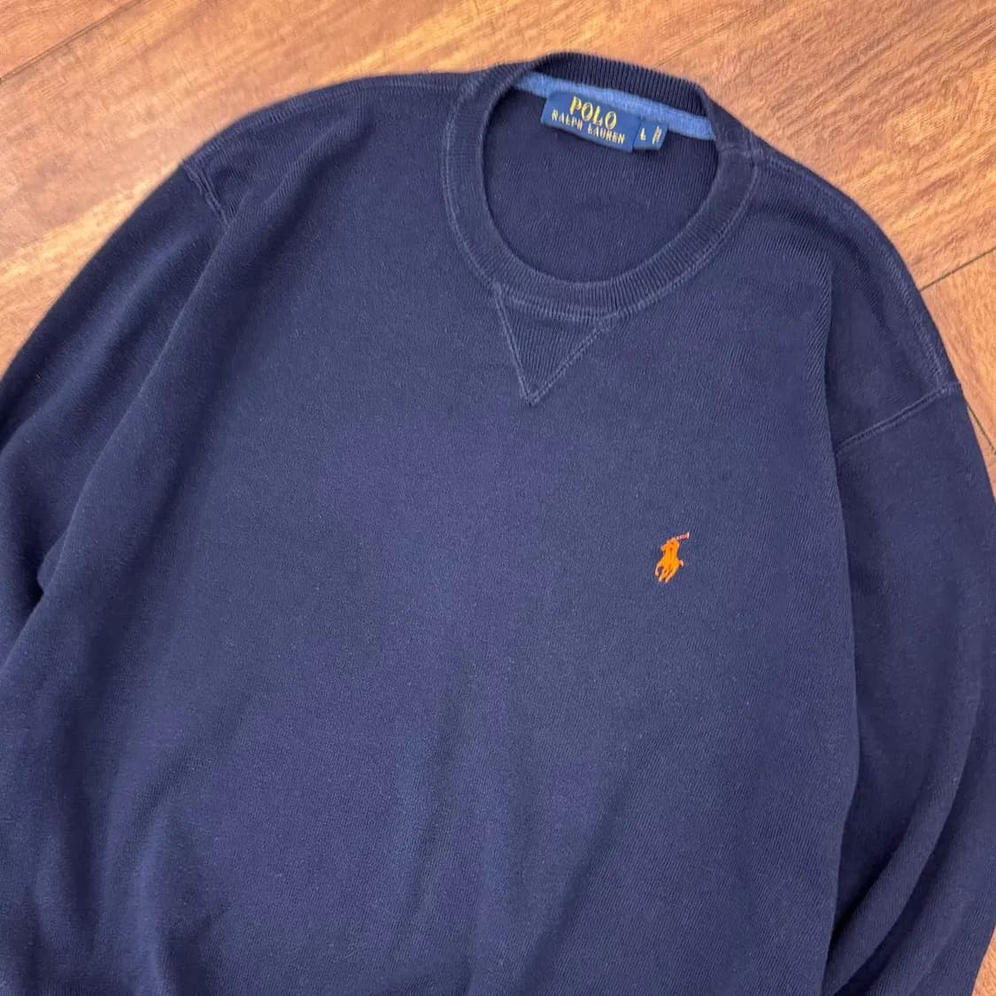 L 폴로 랄프로렌 코튼 라운드 니트  상품이미지2