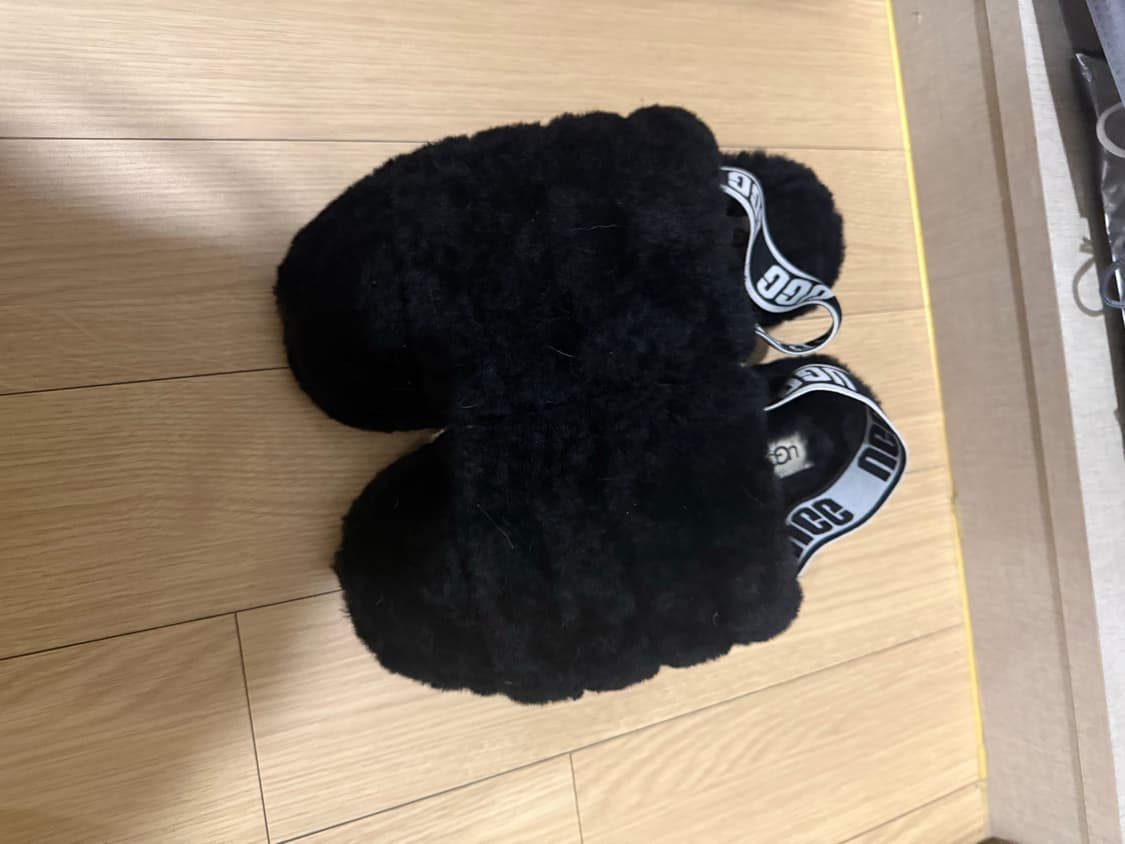 정품)어크 플랫폼 샌들 슬리퍼 블랙 (235) 상품이미지2