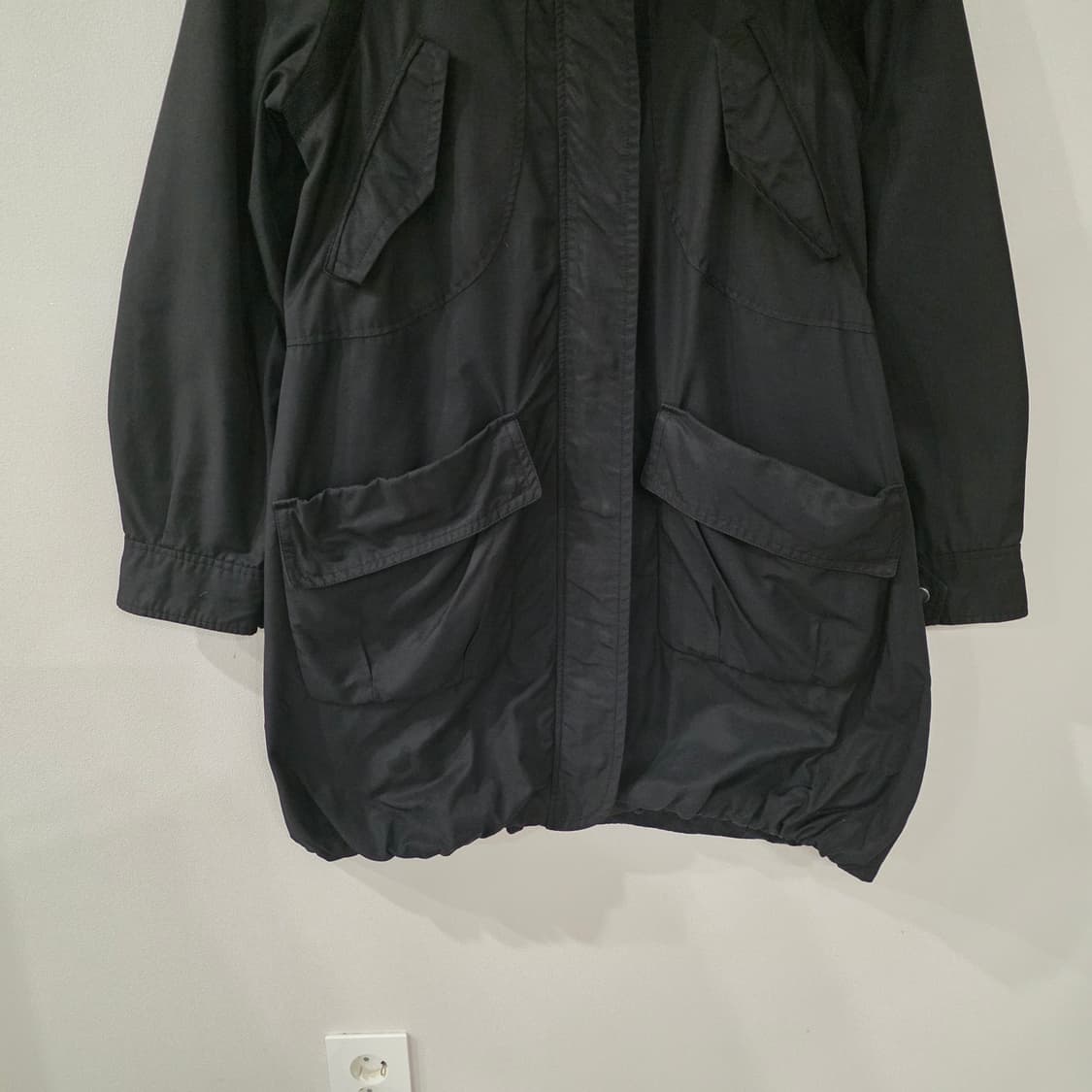 시슬리 블랙 여성 코트 상품이미지2