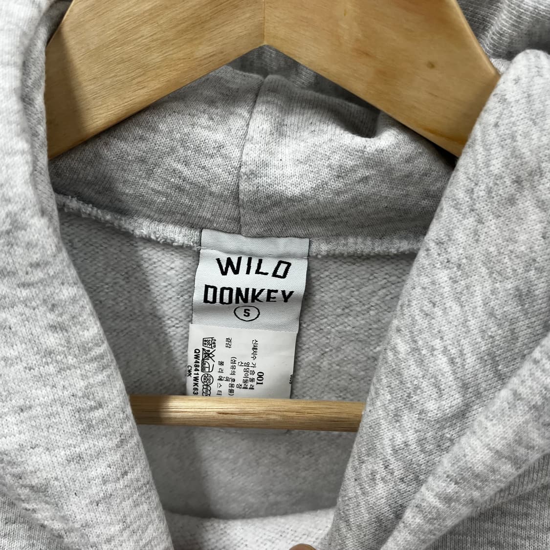 와일드동키 프린팅 스웻후드 S 상품이미지3