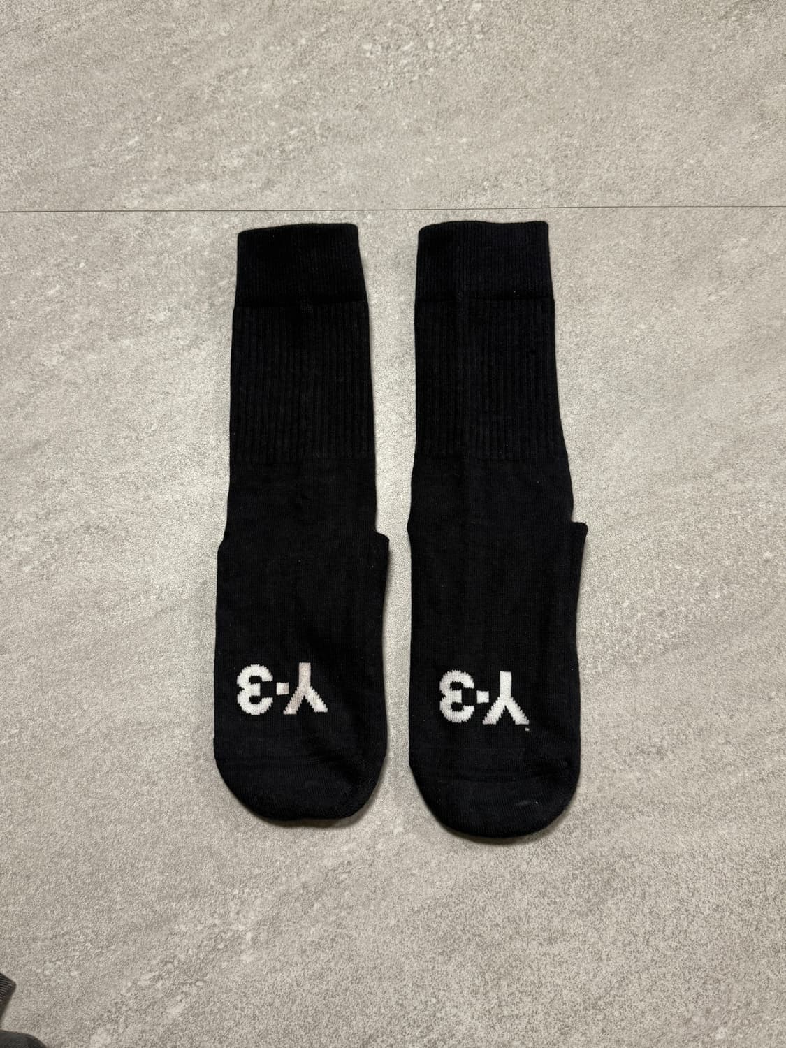 [M] Y-3 삼선 스트라이프 양말 상품이미지2