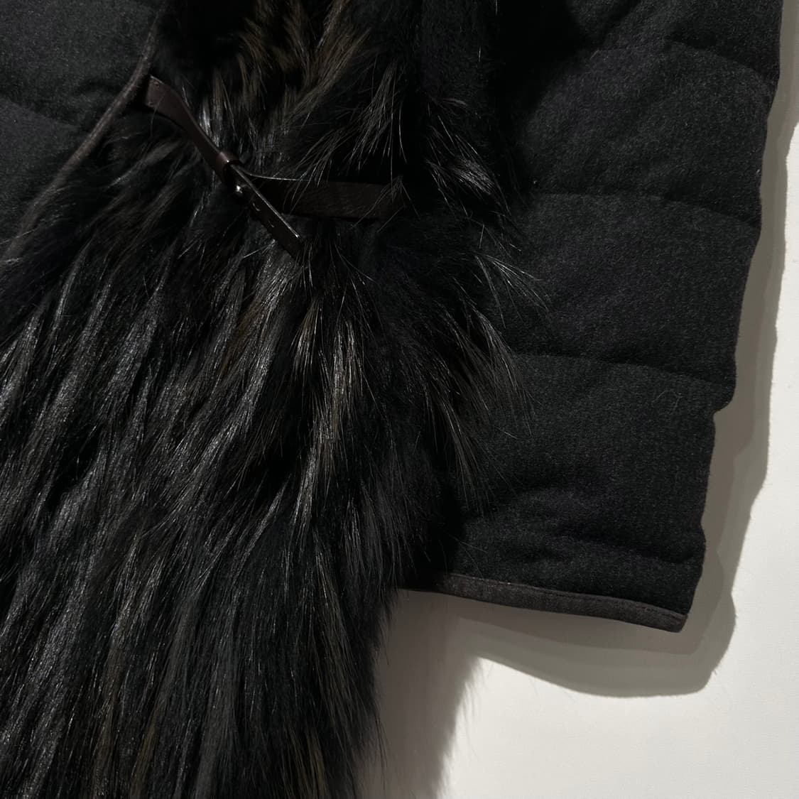 (매장판) 파비아나 필리피 폭스퍼 울 캐시미어 구스다운 패딩 상품이미지6