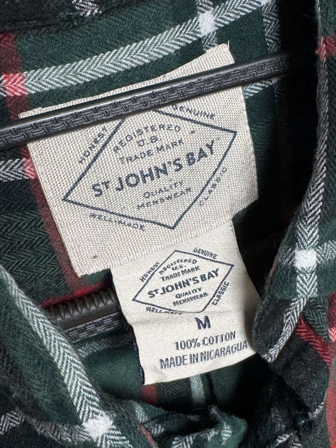 (반값) 일본빈티지 St. John's Bay 플란넬 셔츠 95 상품이미지3