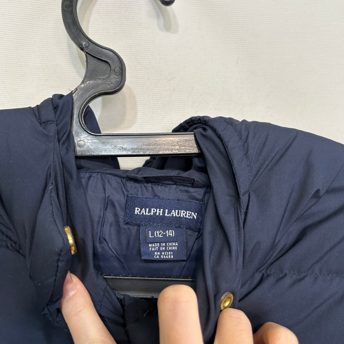 폴로 랄프로렌 키즈 패딩 L 12-14 여아 상품이미지2