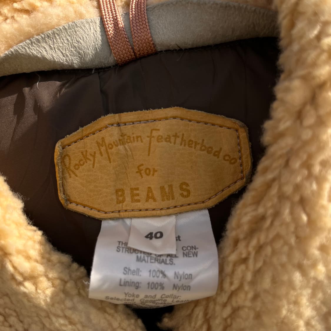 Rocky Mountain Featherbed x BEAMS) 실측확인! 상품이미지3