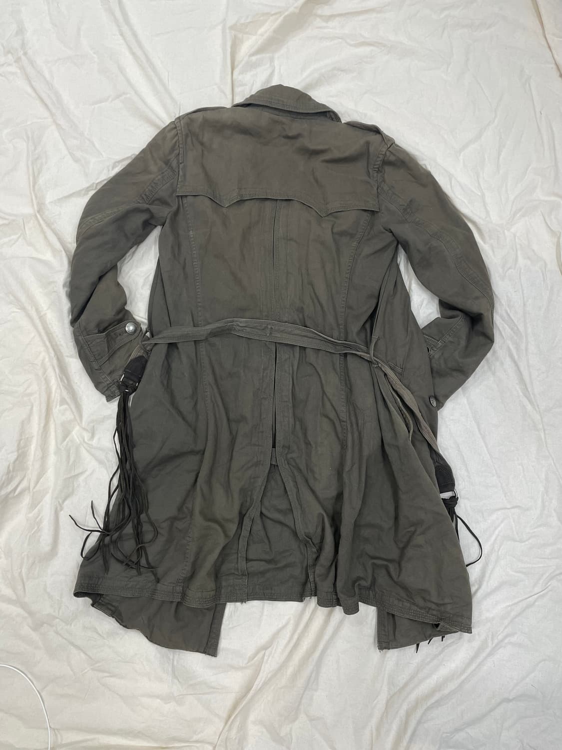 goa 고아 빈티지 밀리터리 모토 웨스턴 트렌치코트 상품이미지6