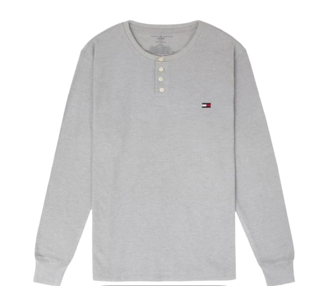 타미힐피거 써멀 슬리프 헨리 롱슬리브 그레이 헤더 유우시 상품이미지1