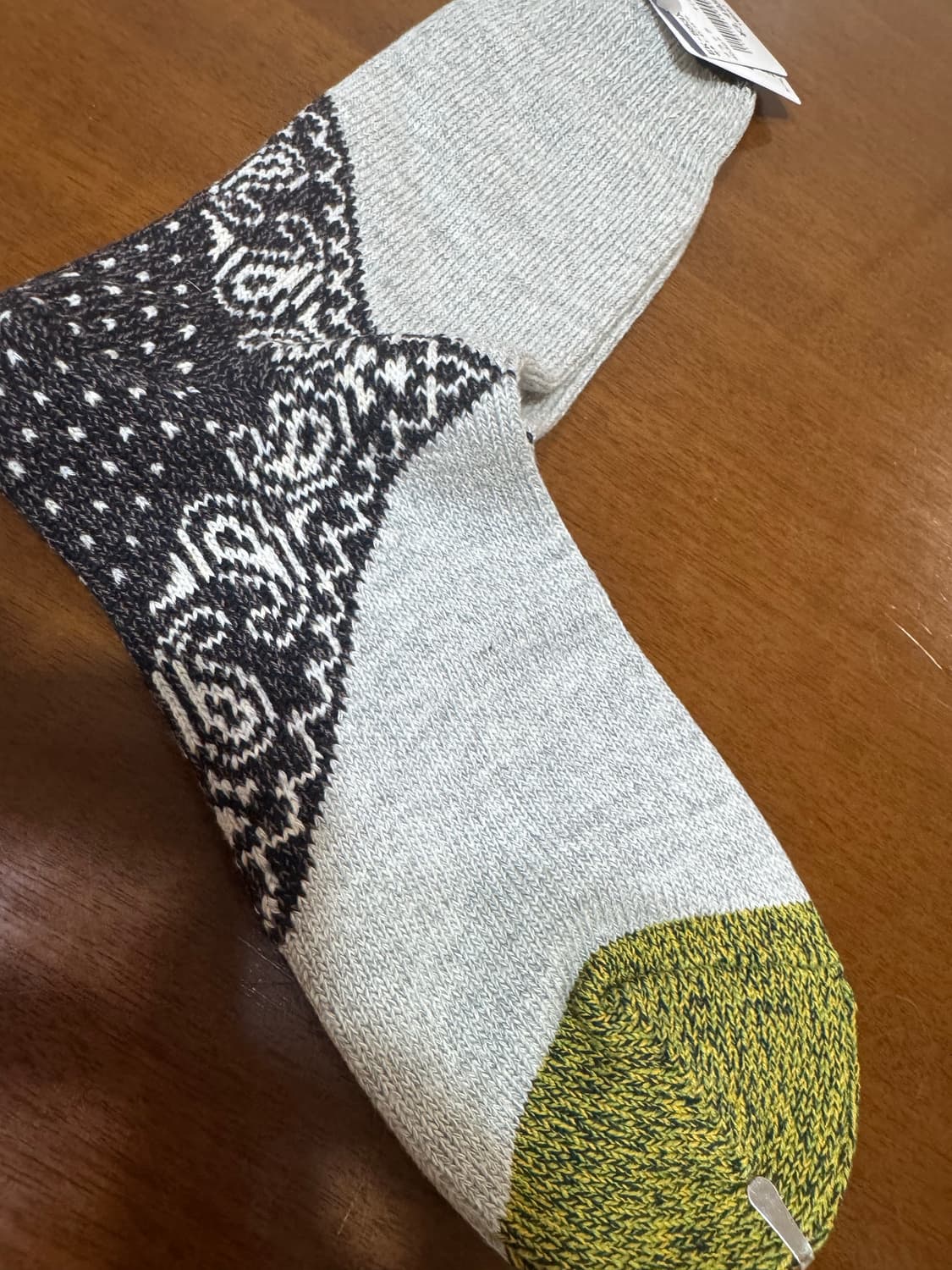 캐피탈 KAPITAL 96수 힐 페이즐리 네이비 반다나 양말(새상품) 상품이미지4