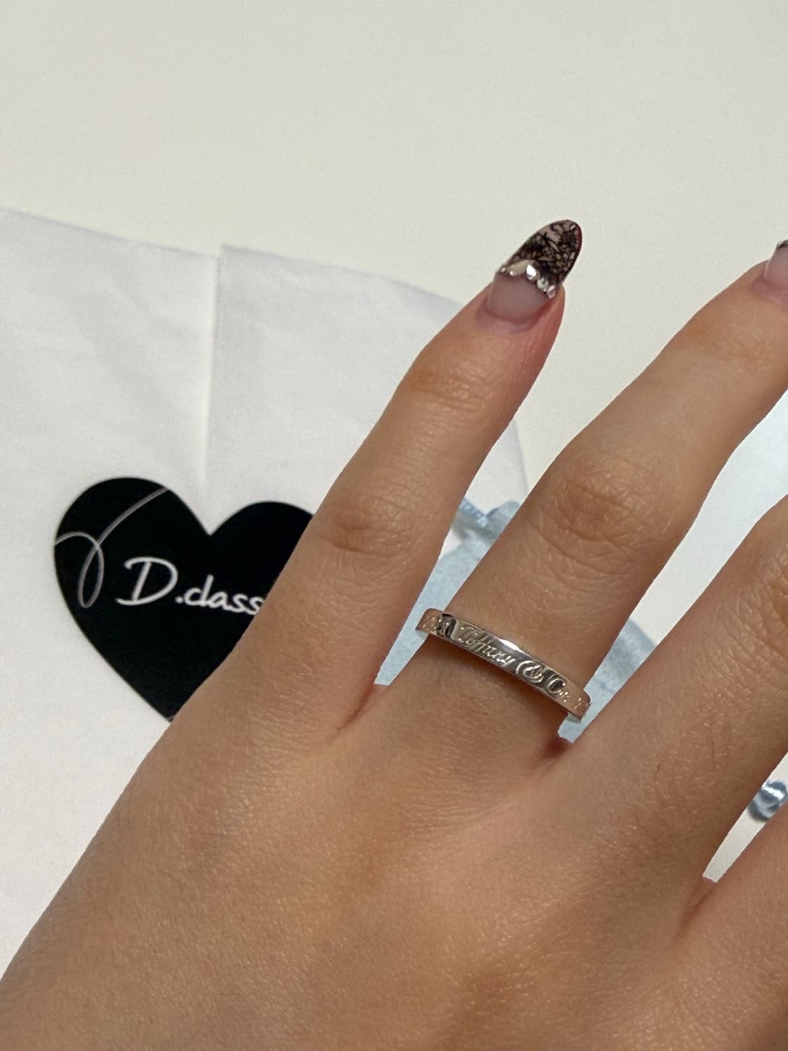 티파니앤코 정품 뉴욕레터링 반지 7.5호 상품이미지3