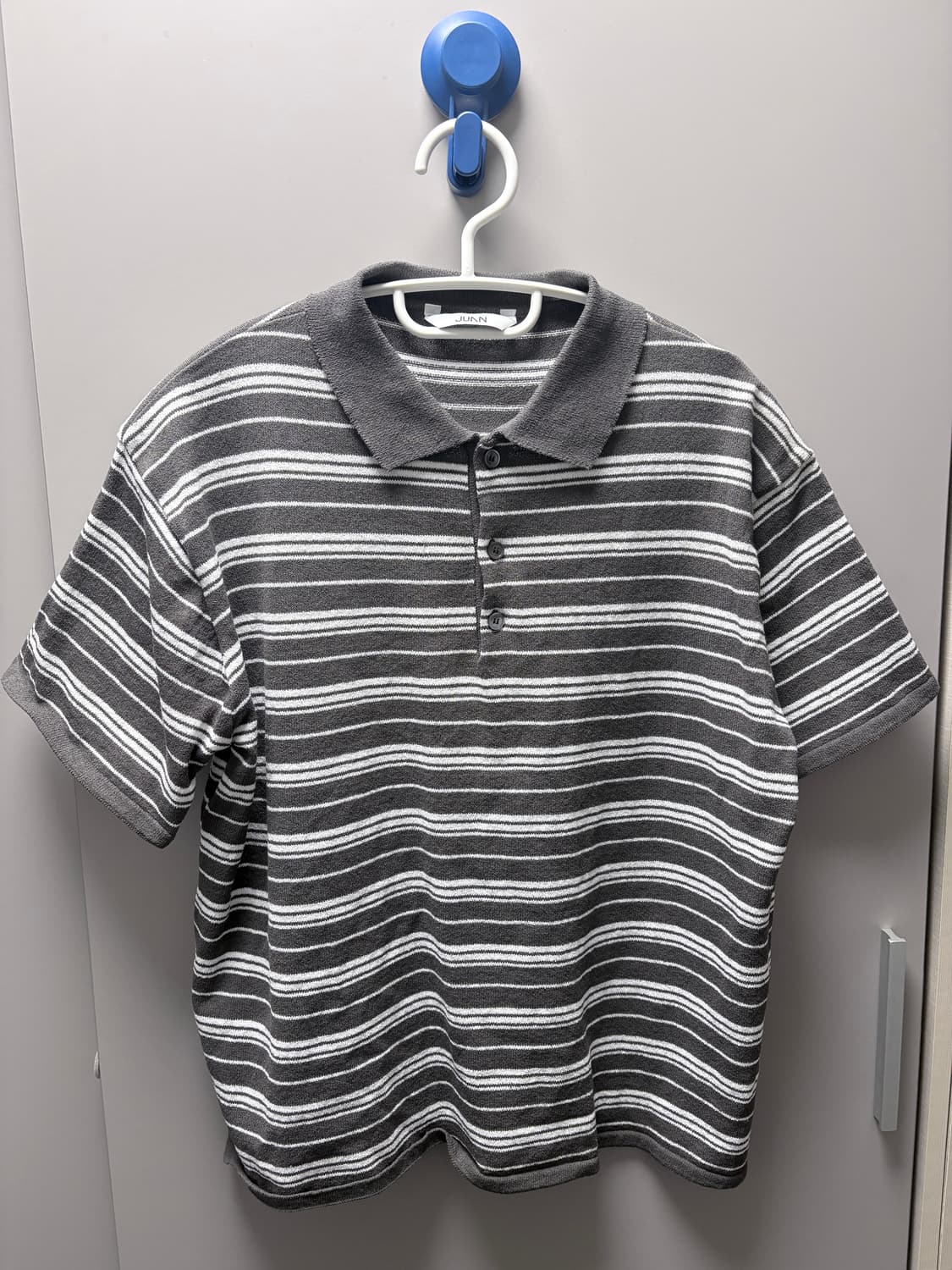 주앙옴므 스트라이프 카라 니트 상품이미지2