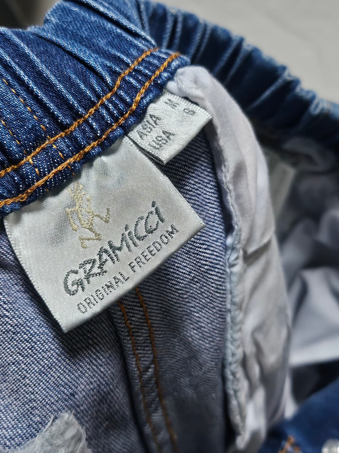 그라미치 루즈 테이퍼드 데님 팬츠 30 상품이미지5