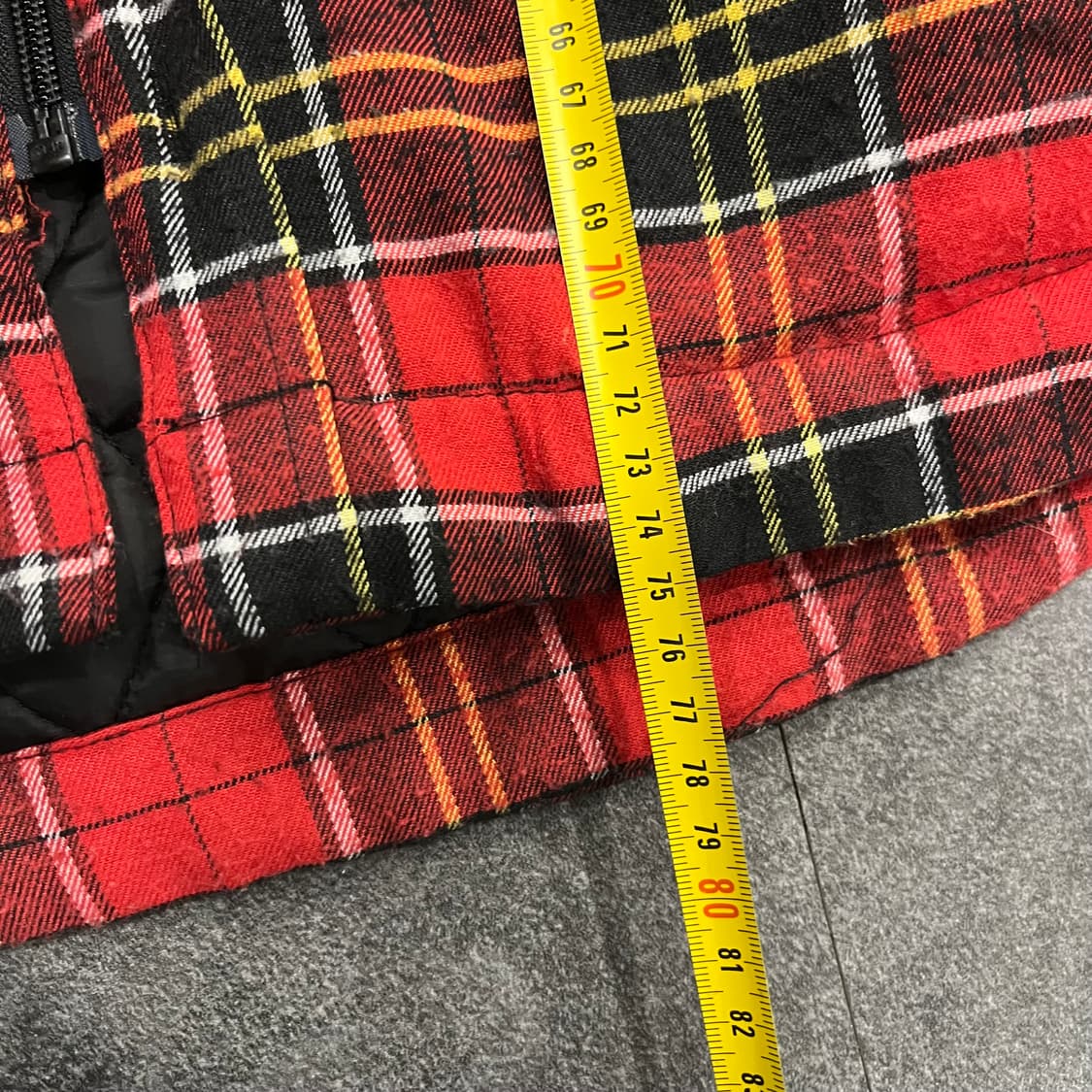 프로토콜 인덱스 체크 누빔 패딩 점퍼  상품이미지9