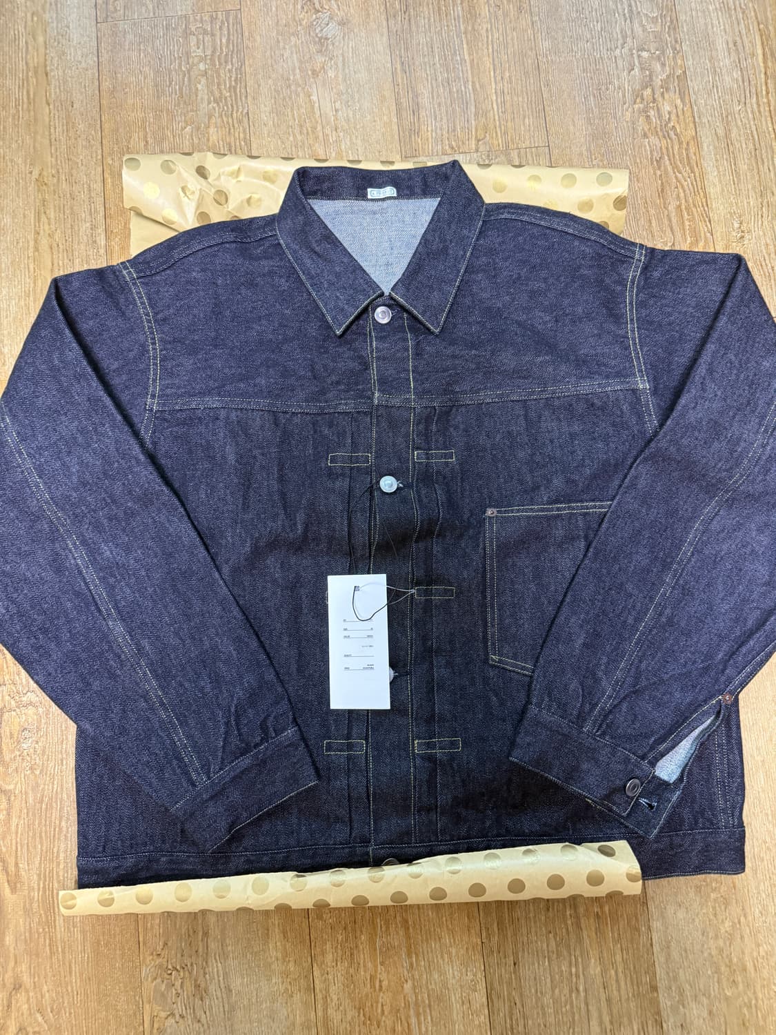 아프레쎄 1ST TYPE 데님 자켓 ap-1001 46사이즈 상품이미지2