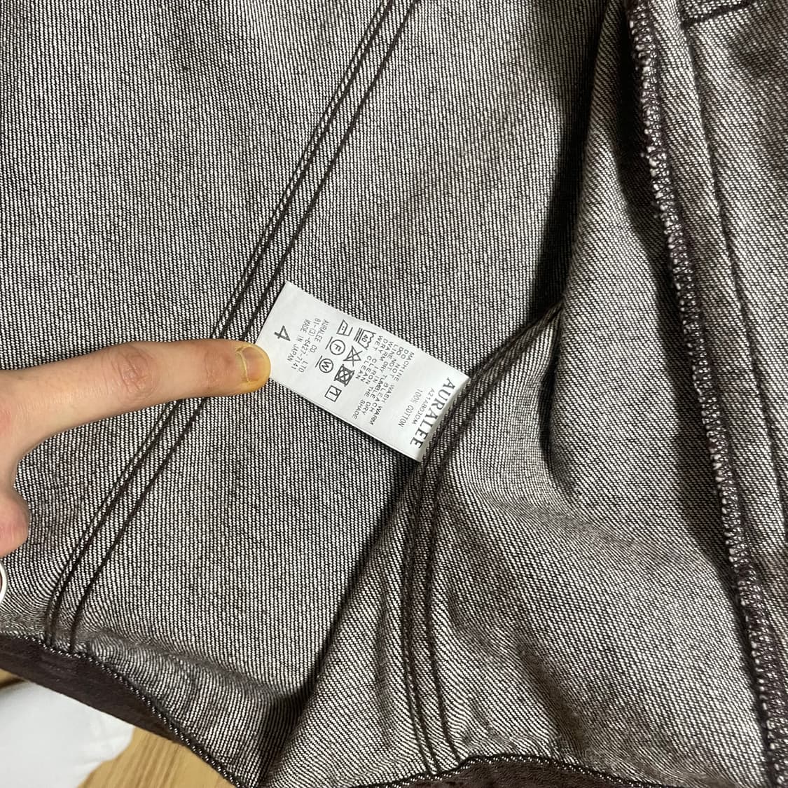 오라리 하드트위스트 데님 셋업 4/30 상품이미지4