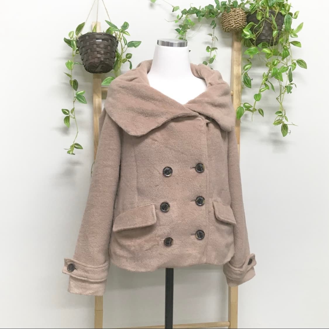 JPN/ 모리걸코트 모리룩코트 만투카라코트 둥근카라코트 모리룩숏코트 상품이미지4