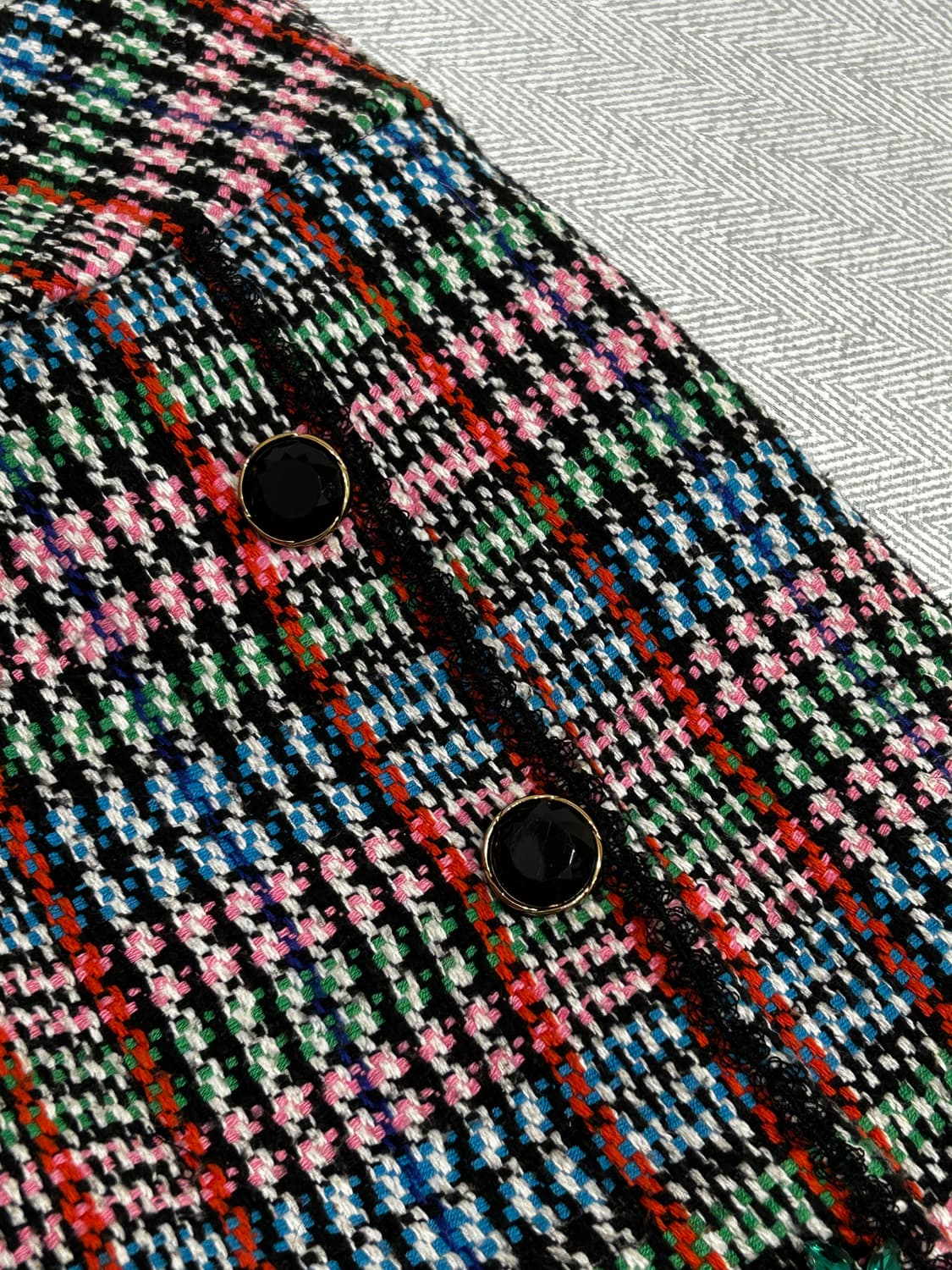 쏘리투머치러브 트위드 H라인 스커트 S사이즈 상품이미지9