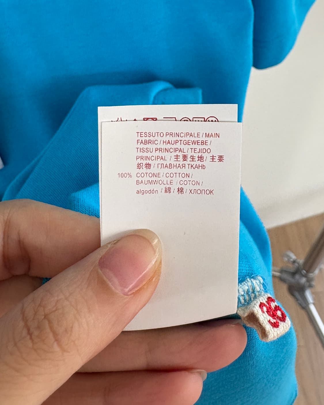 마르니 블루 로고 엠브로이드 하프티 상품이미지9