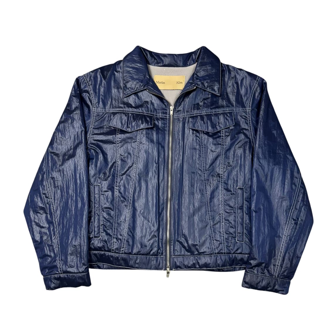 (OS) Matin Kim 마뗑킴 스티치 디테일드 트러커 자켓 상품이미지1