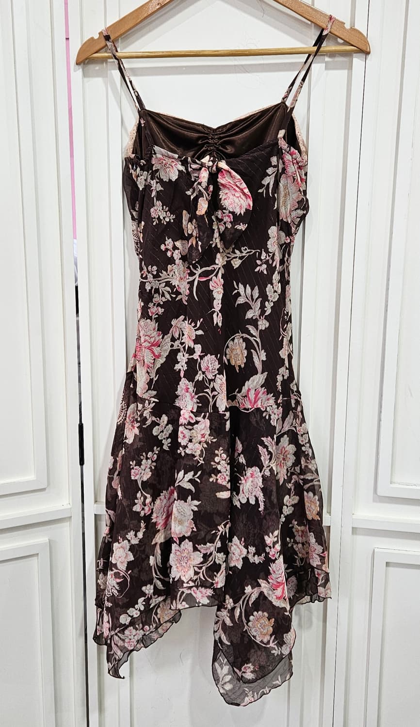 플라워 쉬폰 언발 원피스 상품이미지4