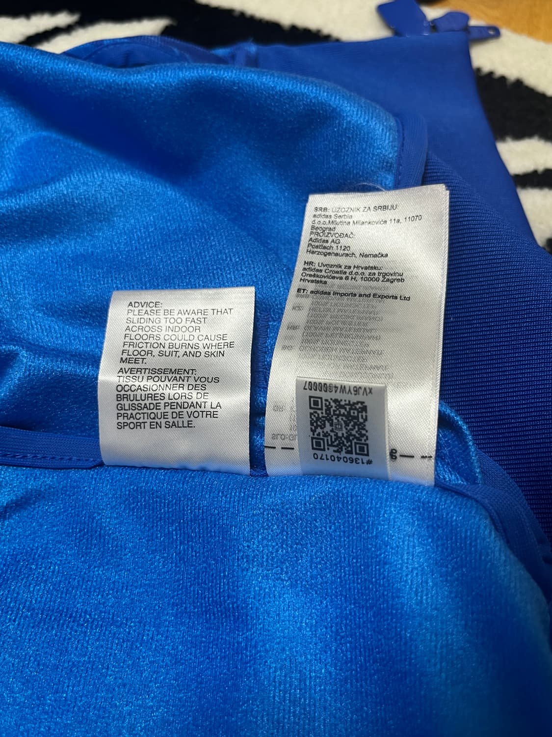 아디다스 x 베이프 올오버 프린트 트랙 탑 블루 - US 사이즈 져지 상품이미지6